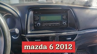 Radio removal of mazda 6 2012 and install Android car stereo