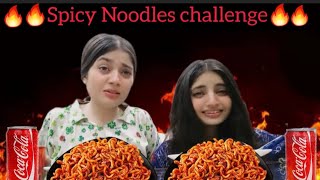 🔥Spicy Noodles Challenge🔥| #saniakanwal #youtube #challenge #subscribe #viral