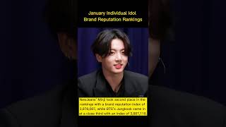 January Individual Idol Brand Reputation Rankings #BTS #Jimin #NewJeans #Minji  #Jungkook #ChaEunWoo