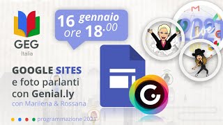 GOOGLE SITES e foto parlanti con Genial.ly