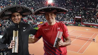 Exhibición Rafael Nadal vs Casper Ruud en CD MX, México 2022 ( Exhibition Highlights)