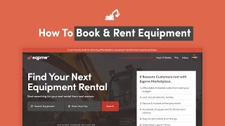 Eqpme: How to Book & Rent Equipment