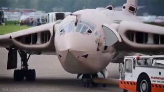 A former RAF Victor K2 bomber aborted take off at the Air Show