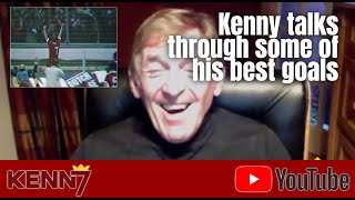 Sir Kenny Dalglish chatting through some of his best goals.. and some of Paul Dalglish's goals