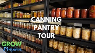 Canning Pantry Tour Fall 2022: A Year's Worth of Home Canned Food