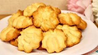 Домашнее песочное печенье . Рассыпчатое и очень вкусное / Homemade cookies . Very tasty. Eng sub