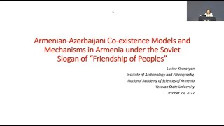 ARC Conference - Lusine Kharatyan, Institute of Archaeology and Ethnography, Yerevan