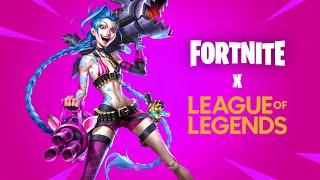 Fortnite X League Of Legends (Jinx Skin) Comes Tonight!!!