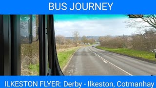 🇬🇧 BUS JOURNEY (TIMELAPSE) | Trent Barton ILKESTON FLYER: Derby ➔ Cotmanhay