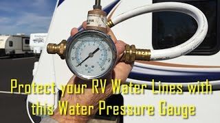 Water Pressure Gauge for your RV