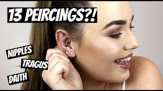 Q&A ABOUT MY THIRTEEN PIERCINGS!!