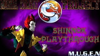 Mortal Kombat Project 4.1 Season 2 Final: Shinnok Playthrough (MUGEN) (1080p 60fps)