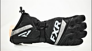 Rekawice FXR fusion glove 19 black silver