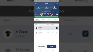 AMOR vs BEAR dream 11 team best 11 players