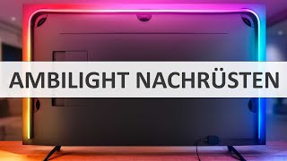 AMBILIGHT NACHRÜSTEN: Vergleich HUE Play Gradient Lightstrip mit integriertem Ambilight (OLED705)