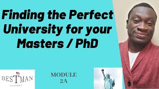 How to Find the Perfect University and Advisor for your Masters and PhD | Full Lesson