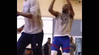 Joel Embiid Looking Dangerous In New Team Scrimmage