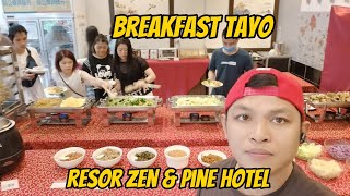 Almusal sa resor zen & pine hotel nantou taiwan | company tour