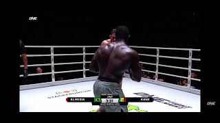 Marcus Almeida taking down Oumar Kane with double leg takedown