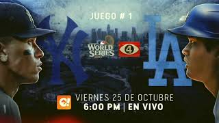 Canal 4 TCS El Salvador | Béisbol De Grandes Ligas - New York Yankees vs Los Angeles Dodgers (Promo)