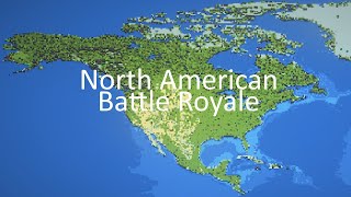 I Made North America Fight Till The Last One Was Standing (worldbox)