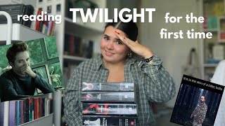 I read twilight for the first time // twilight reading vlog 🧛🩸