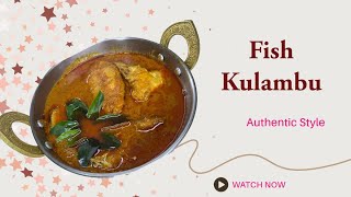 Fresh MEEN KULAMBU in Tamil || Fish Curry in Tamil