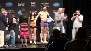 Clay Guida vs. Hatsu Hioki - Weigh-Ins - UFC on Fox 6 - Chicago, Illinois