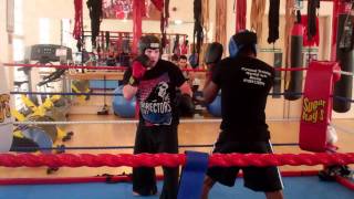 Rodney & mike july sparring 2011