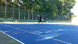 Tenis la Romana construyendo backhand Ulises agosto 2024