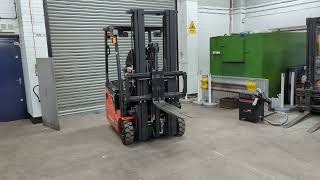 Lot 9 - 2022 Nexen 1.8 tonne battery powered counter-balance forklift truck. Model FBAT18N