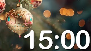 15 Minute Christmas Countdown Timer With LoFi Music 🎄⏳ (4K)