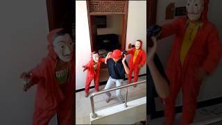 Parkour Vs Money Heist #shorts