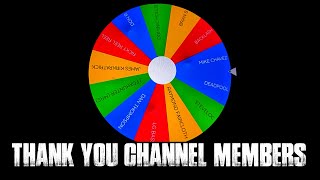 THANK YOU CHANNEL MEMBERS