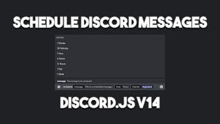 How to Schedule Discord Messages