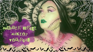 Monster Bride Halloween Makeup Tutorial 2023