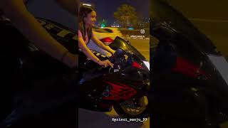 Indian girl Hayabusa bike riding video || Girls' Hayabusa bike rider || Hayabusa bike riding