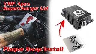 Pro-Tips || VMP Apex Predator supercharger lid - How to keep your plaques!