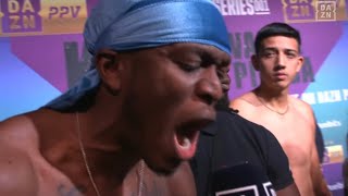 The KSI vs Swarmz weigh in was cringe