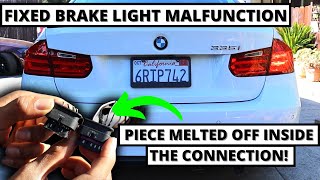 How to Fix Brake Light Malfunction Issue on F30 BMW 328i/335i