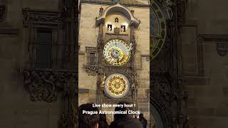 Hourly Live Show, Prague Astronomical Clock ! #astronomical #masterpiece #prague  #oldtownprague