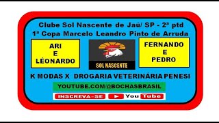 ARI E LÉO GIUSEPETTE X FERNANDO  E PEDRO PENESI - 1ª COPA SOL NASCENTE JAÚ / SP