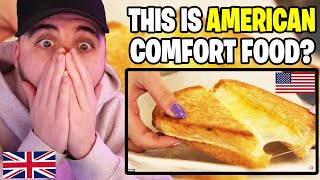 Brit Reacts to 10 Best Comfort Foods Americans LOVE to EAT