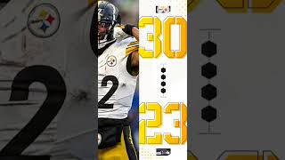 steelers beat the seahawks 30-23 in week 17 #nfl #nflseason #shortsfeed #shorts #steelers