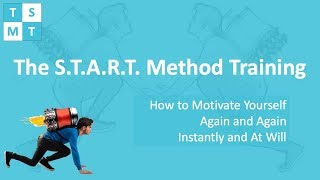 How to Motivate Yourself with the S.T.A.R.T. Method