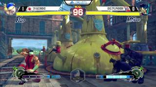 Kazunoko (Yun) vs Phenom (Bison) - EVO 2015 USF4 - 720p/60fps