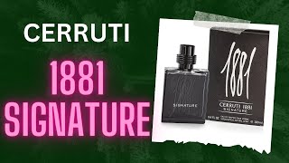 Cerruti 1881 Signature fragrance review