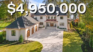 $4.95M Lake Norman Luxury Waterfront Estate Tour | 8134 Bay Pointe Drive, Denver, NC