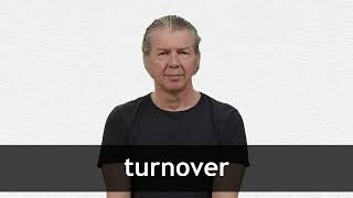 How to pronounce TURNOVER in American English