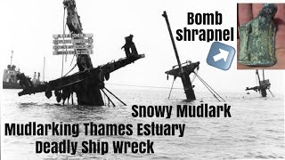 Mudlarking Thames Estuary - UK's deadliest shipwreck - SS RICHARD MONTGOMERY (A27)